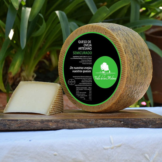 QUESO SEMICURADO ARTESANO PAGO VALLE DE LOS MOLINOS