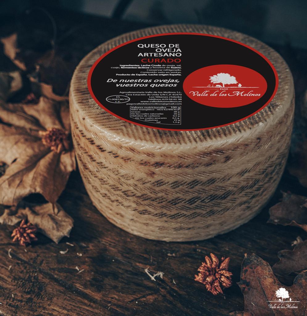 QUESO CURADO ARTESANO PAGO VALLE DE LOS MOLINOS